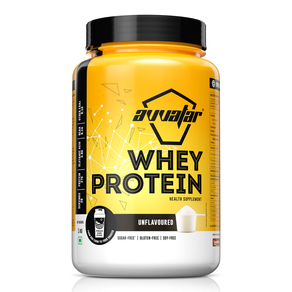 AVVATAR WHEY PROTEIN 1 KG UNFLAVOURED