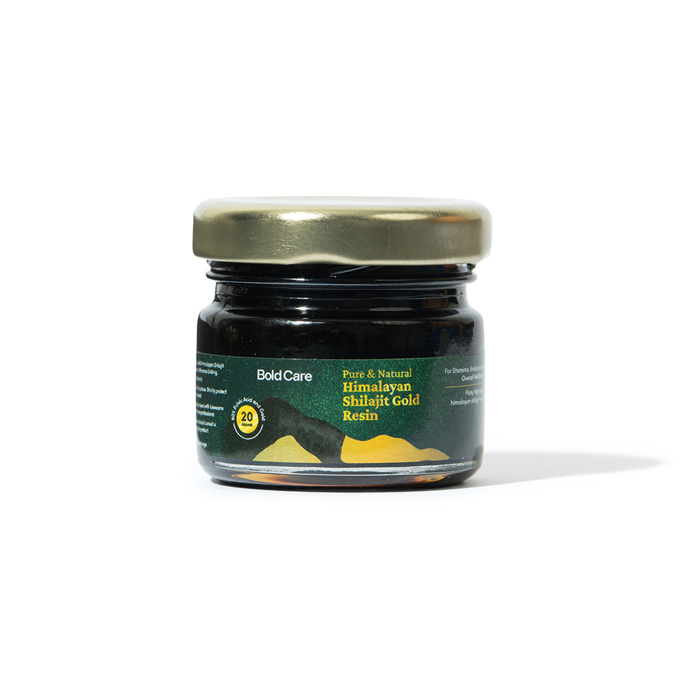 Bold Care Natural Himalayan Shilajit Gold Resin 20 Gm - front