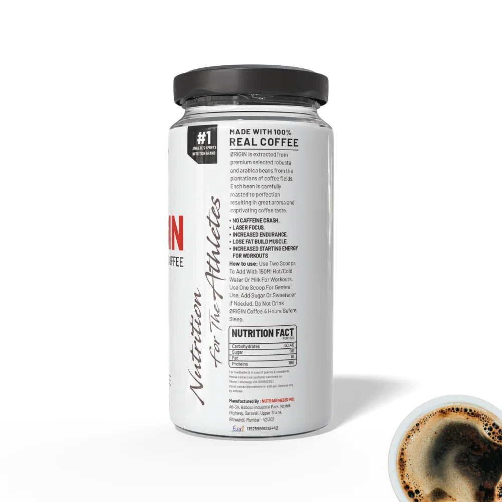 Pro Athlete Origin Dark Endless 50 Gm Pre-Workout Instant Coffee