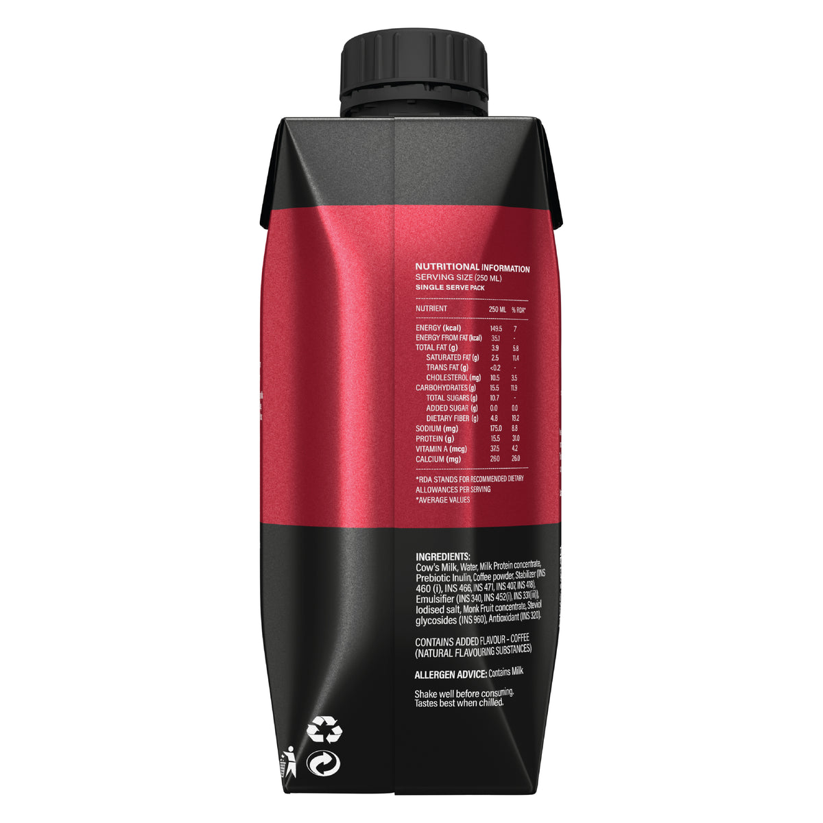 Avvatar Protein Shake 250 Ml Classic Cold Coffee