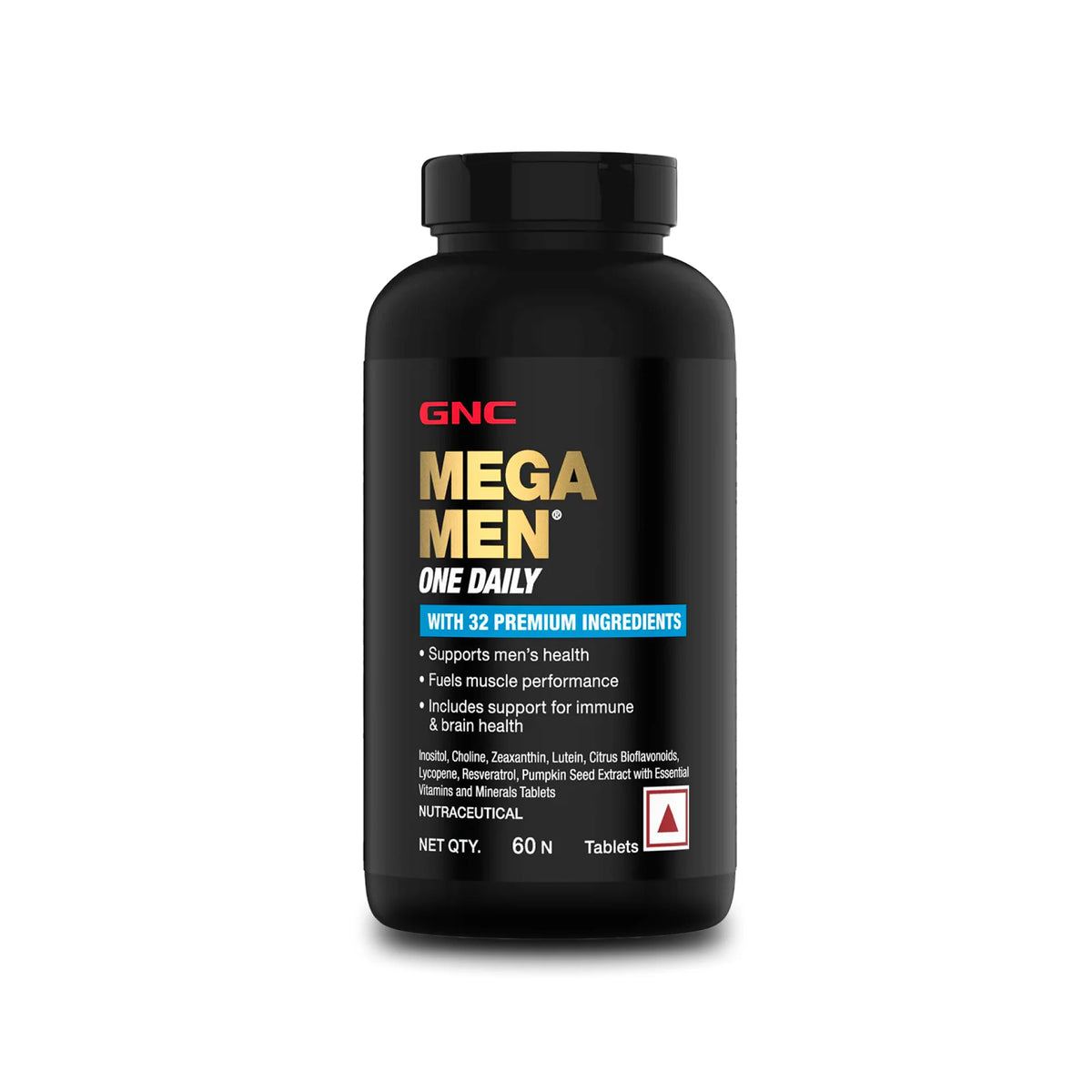 Gnc Mega Men One Daily 60 Tablets - front