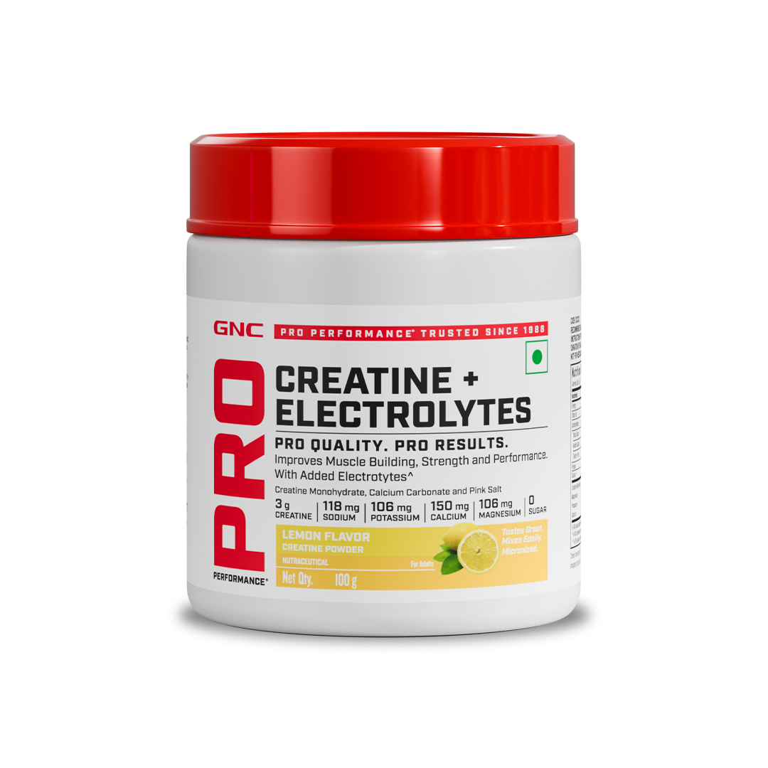GNC PRO PERFORMANCE CREATINE+ELECTROLYTES 100 GM LEMON
