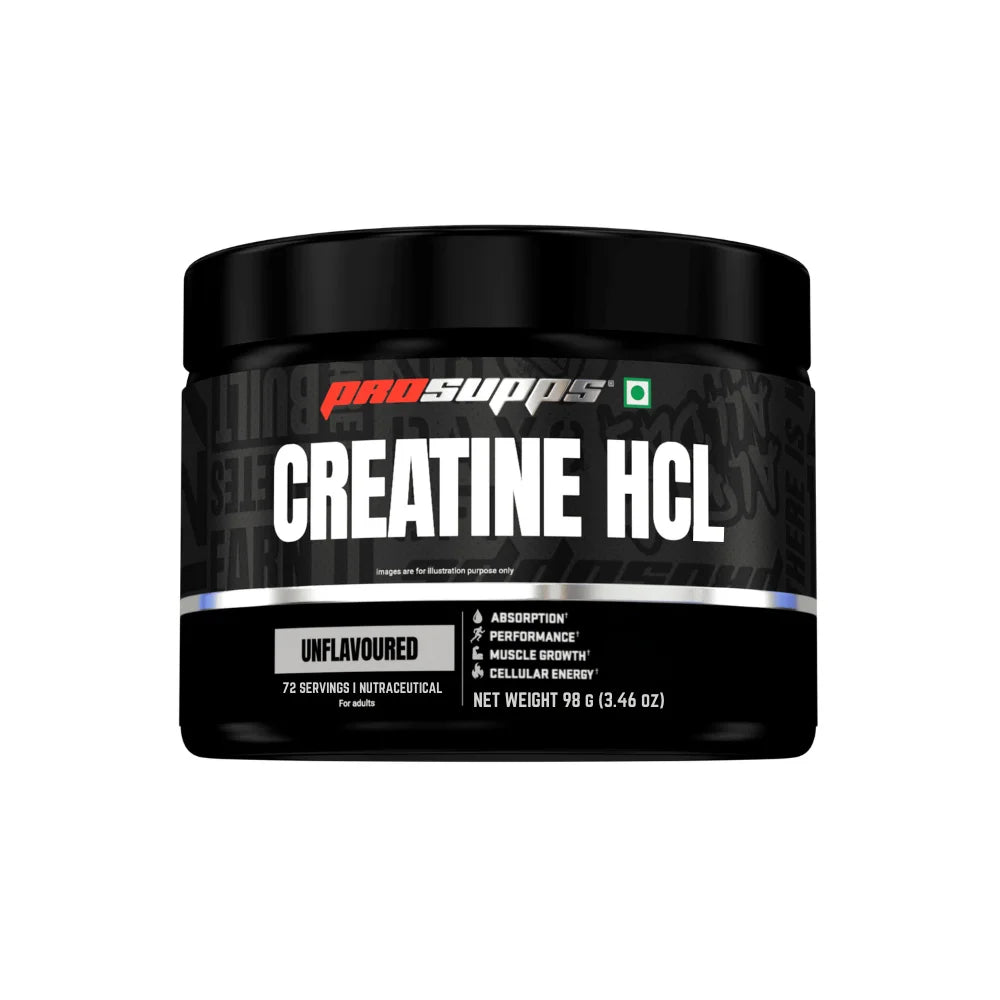 Prosupps Creatine Hcl 98 Gm Unflavoured