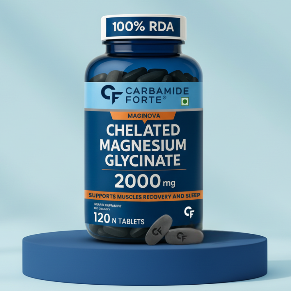 CARBAMIDE FORTE MAGINOVA CHELATED MAGNESIUM GLYCINATE 2000 MG 120 TABLETS