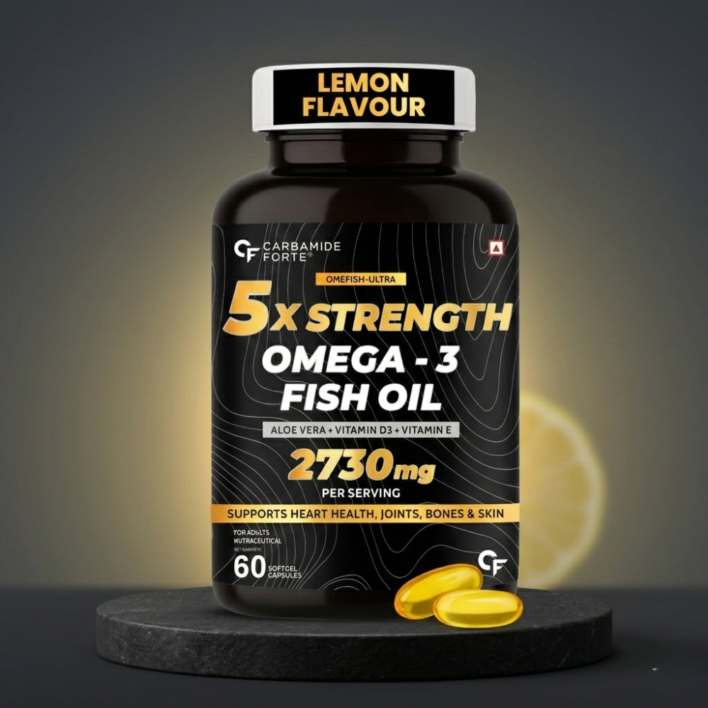 CARBAMIDE FORTE OMEFISH ULTRA 5X STRENGHT OMEGA-3 FISH OIL 2730 MG 60 SOFTGEL CAPSULES