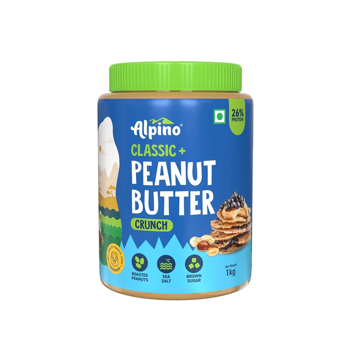 Alpino Classic Peanut Butter 1 Kg Crunch