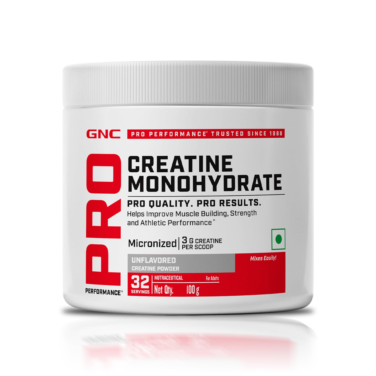 GNC PRO PERFORMANCE CREATINE 100 GM UNFLAVOURED