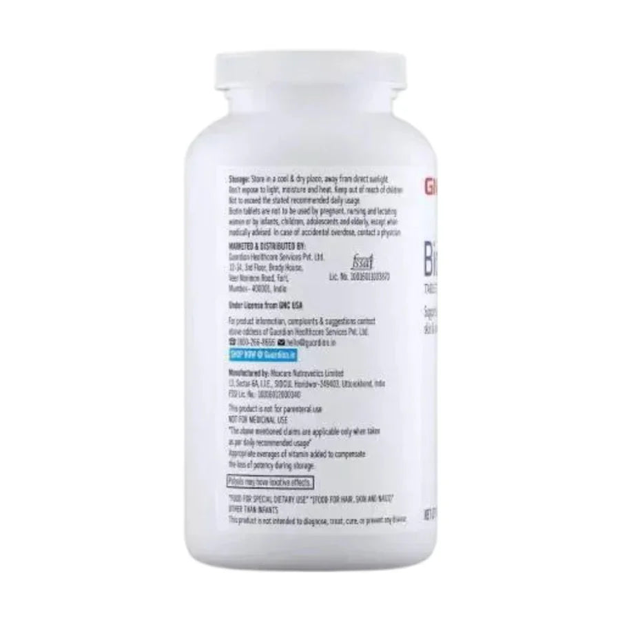 Gnc Biotin+ 10000 Mcg 30 Tablets - front