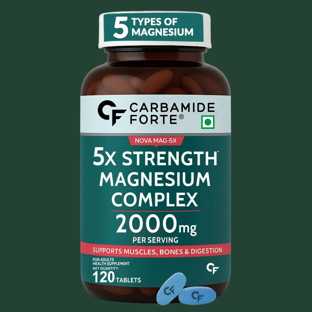 CARBAMIDE FORTE NOVA 5X STRENGTH MAGNESIUM COMPLEX 2000 MG 120 TABLETS