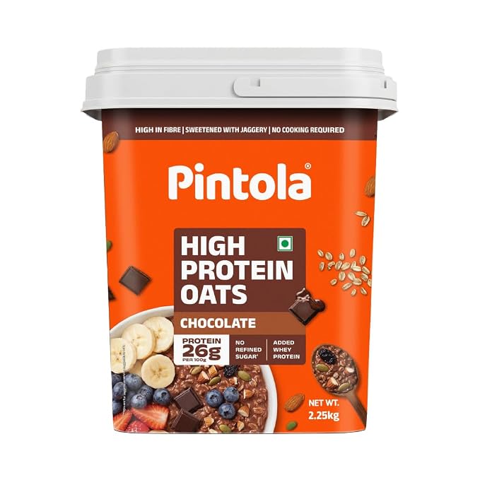 Pintola High Protein Oats 2.25 Kg Chocolate - front