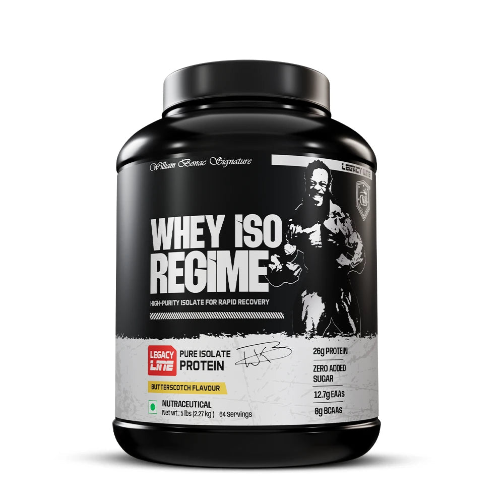 WILLIAM BONAC SIGNATURE WHEY ISO REGIME 2.27 KG BUTTERSCOTCH