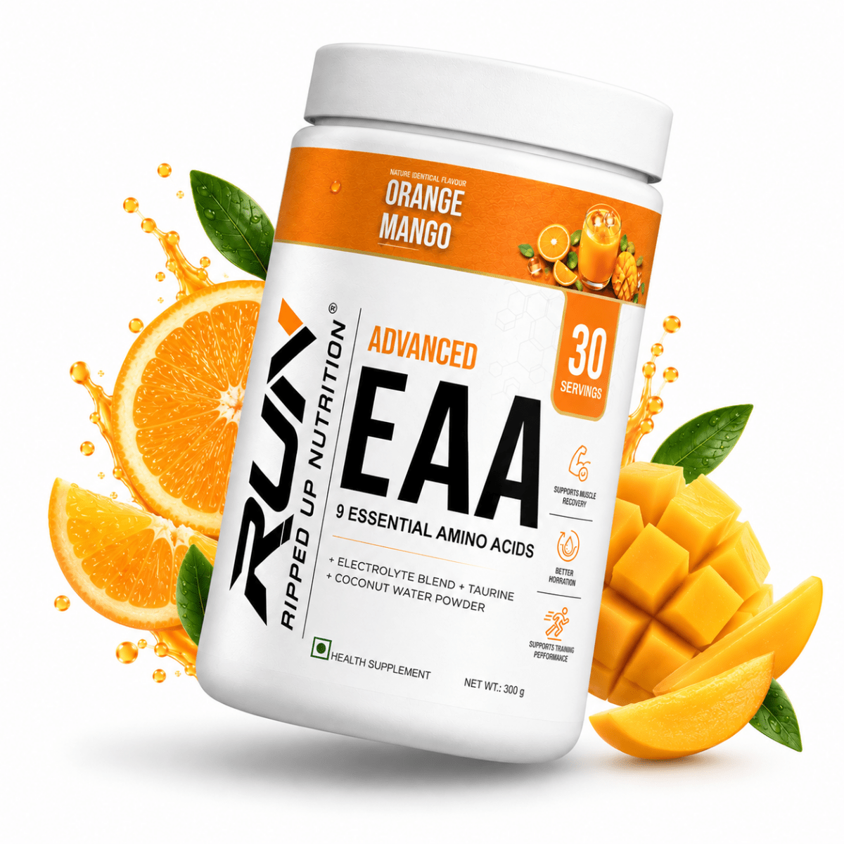 RIPPED UP NUTRITION EAA 300 GM ORANGE MANGO