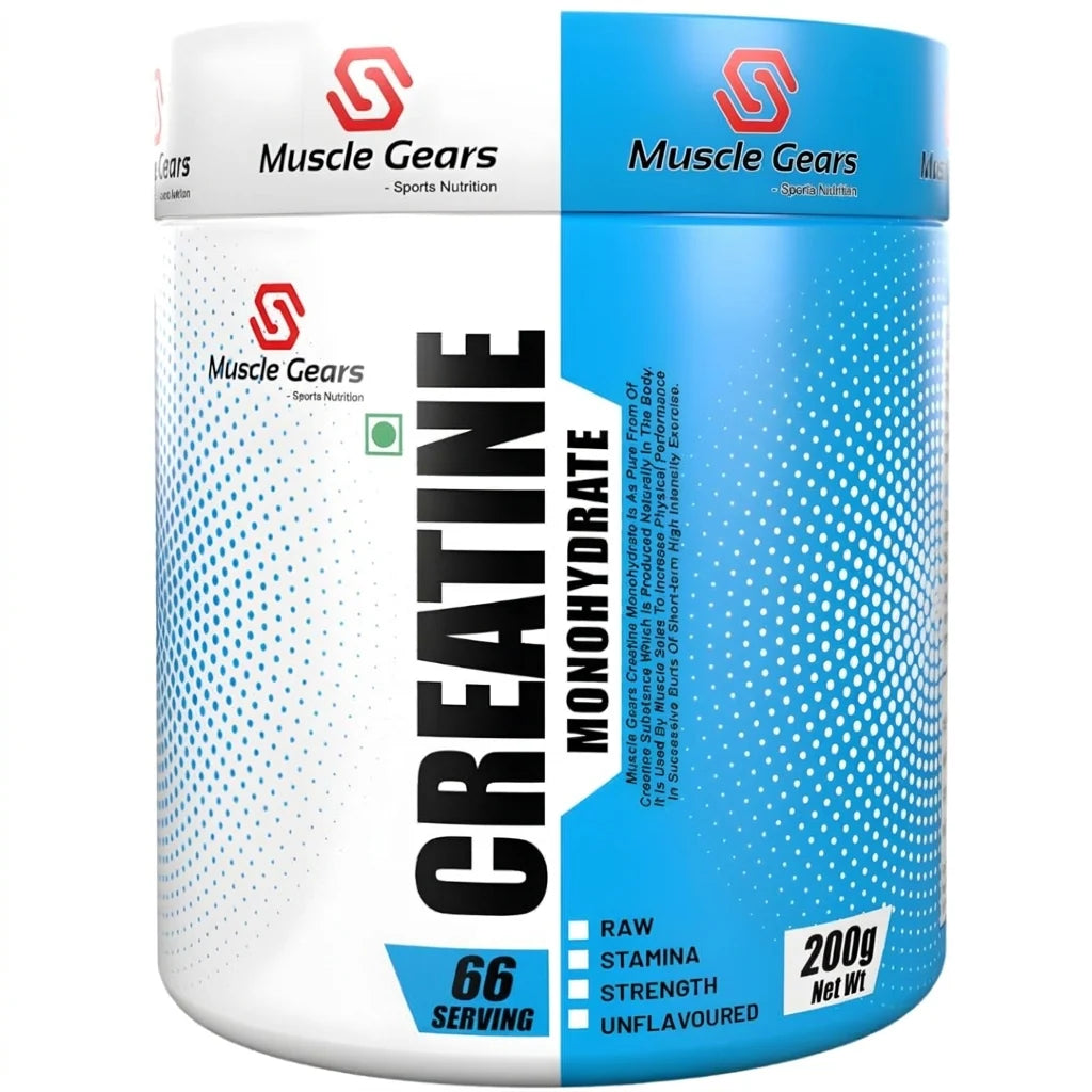 Muscle Gears Creatine Monohydrate 200 Gm Unflavoured