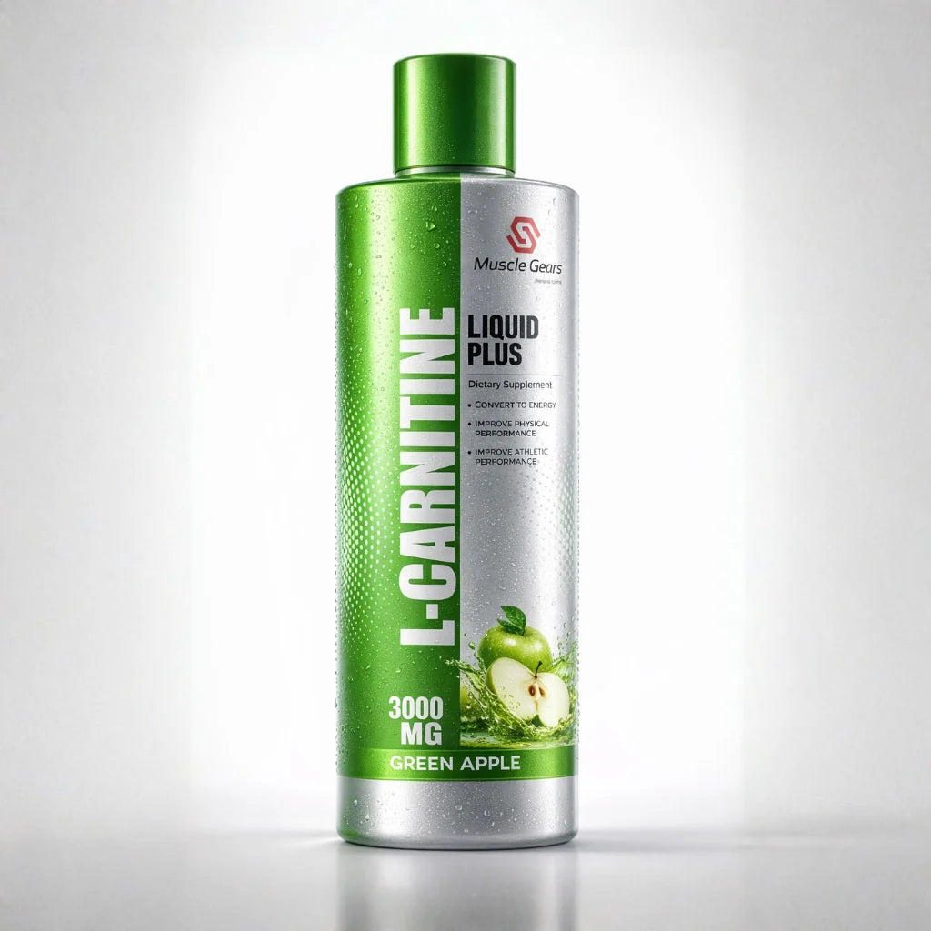 Muscle Gears L-Carnitine 3000 Mg 450 Ml Green Apple
