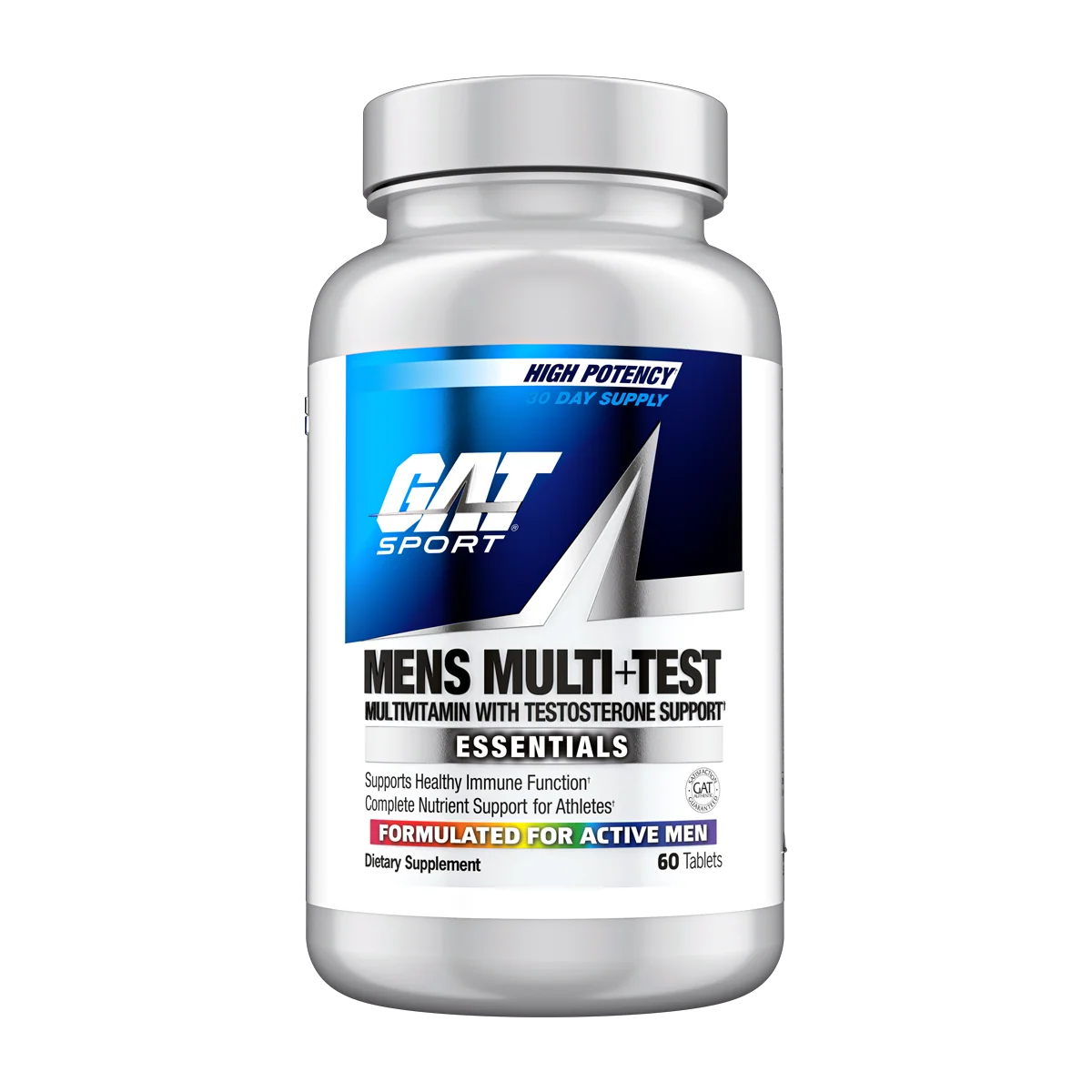 Gat Sport Mens Multi+Test 60 Tablets - front