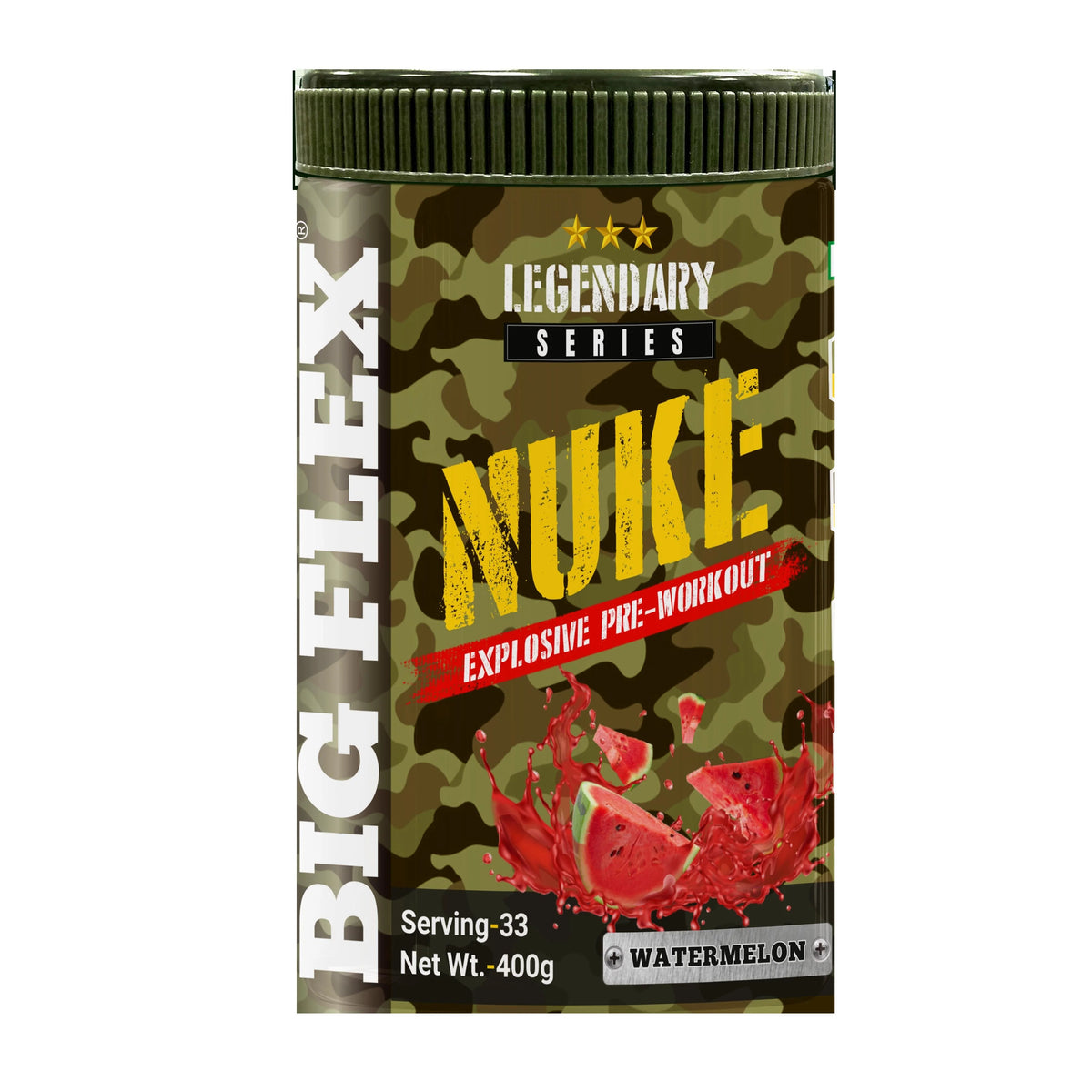 Big Flex Legendary Series Nuke Explosuve Pre-Workout 400 Gm Watermelon