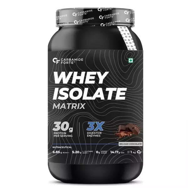 Carbamide Forte Whey Isolate 1 Kg Belgian Chocolate