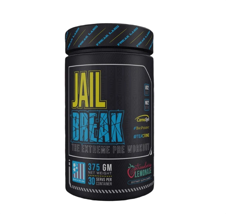 Freak Labs Jail Break Pre-Workout 375 Gm Strawberry Lemonade