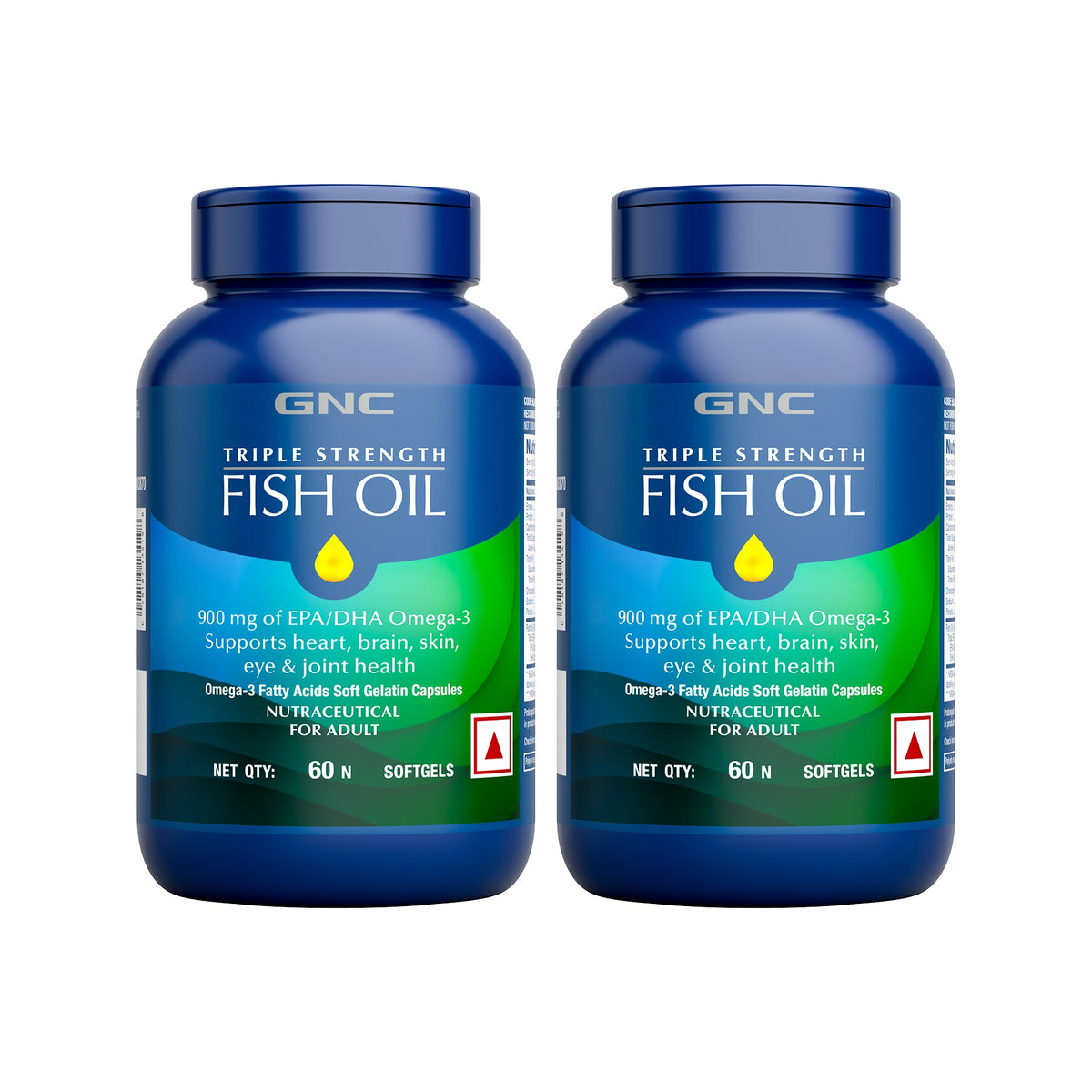 GNC TRIPLE STRENGTH FISH OIL 120 SOFTGELS