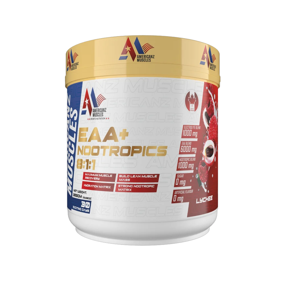 AMERICANZ MUSCLES EAA+NOOTROPICS 8:1:1 300 GM LYCHEE