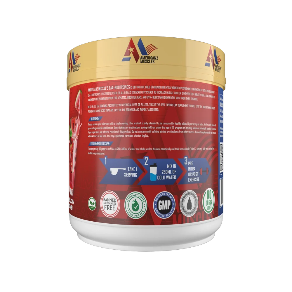 AMERICANZ MUSCLES EAA+NOOTROPICS 8:1:1 300 GM MELON BOMB