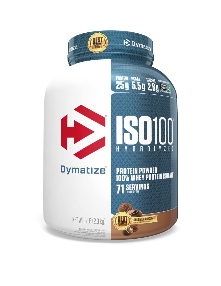 Dymatize ISO 100 Hydrolyzed 2.3 kg Gourmet Chocolate - front