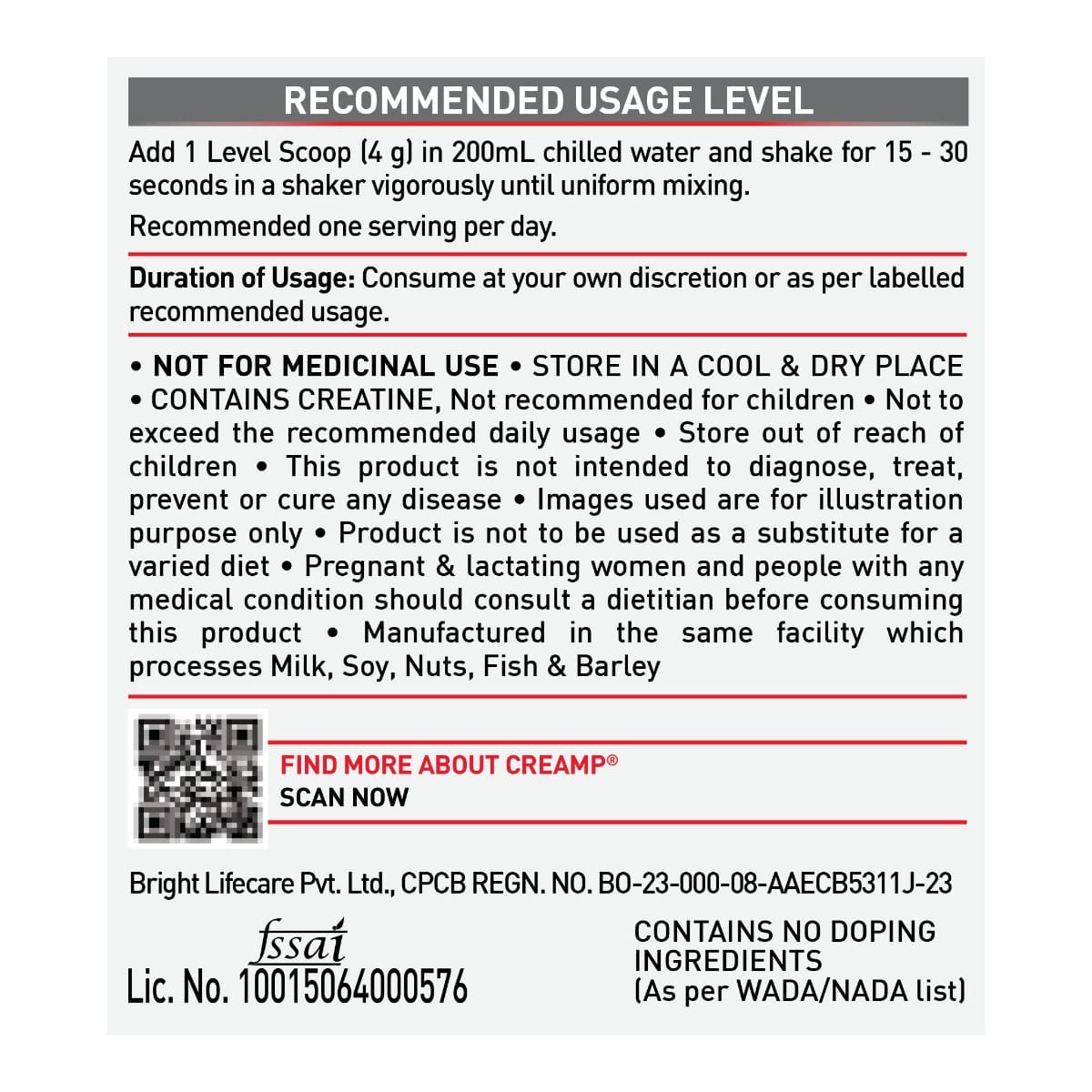 Muscleblaze Creamp Creatine 120 Gm Watermelon Kool Aid