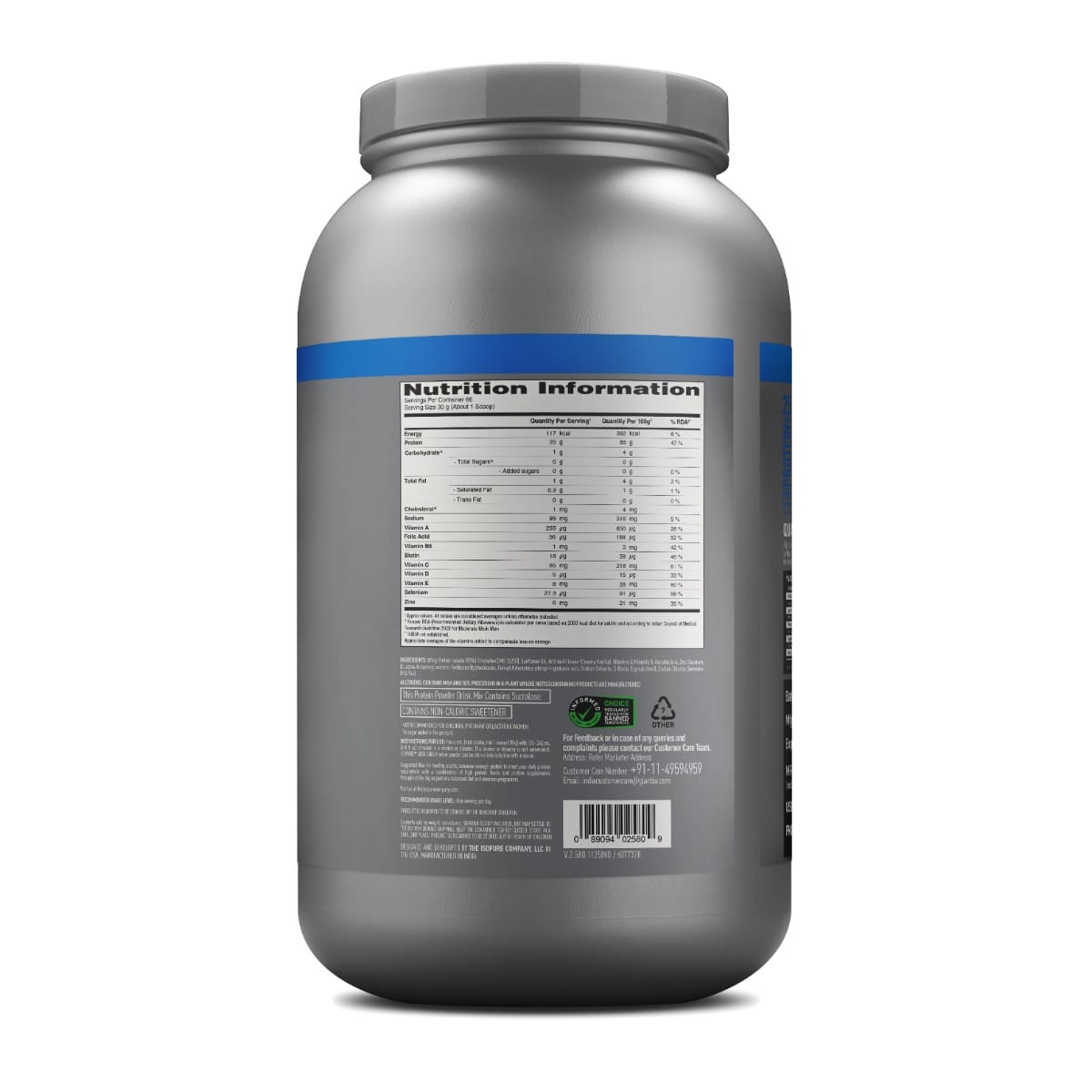 ISOPURE LOW CARB 100% WHEY PROTEIN ISOLATE 2 KG CREAMY VANILLA