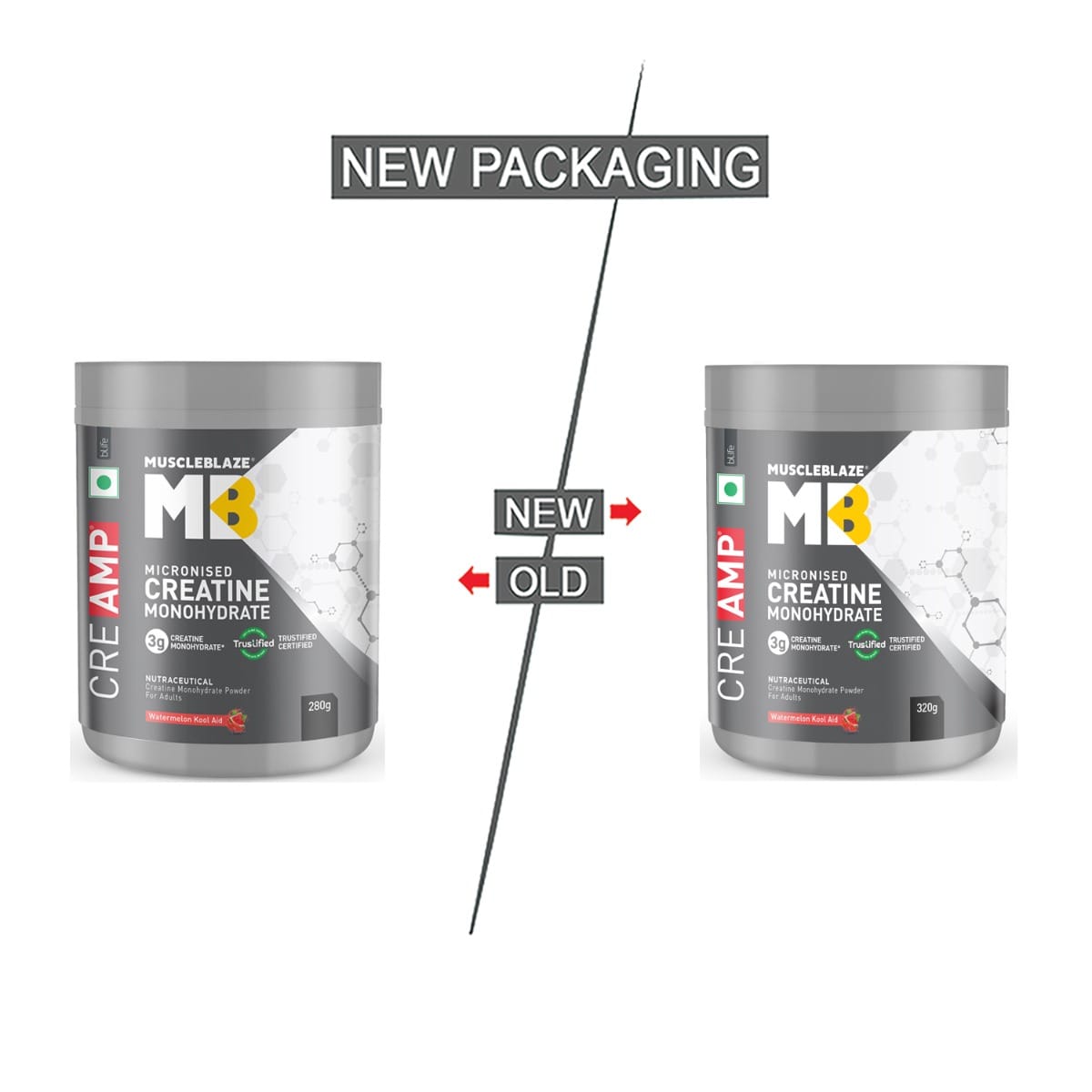 Muscleblaze Creamp Creatine 320 Gm Watermelon Kool Aid