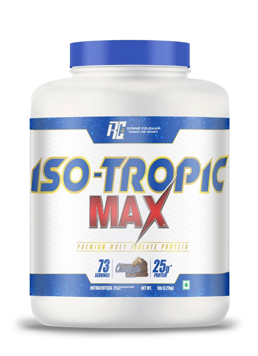 Ronnie Coleman Iso-Tropic Max 2.27 Kg German Chocolate Cake - front