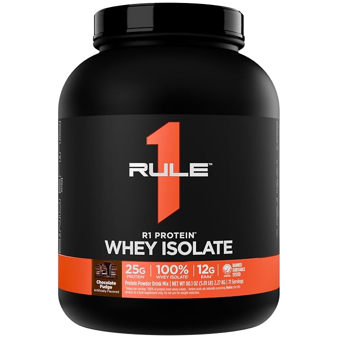 RULE 1 WHEY ISOLATE 2.27 KG CHOCOLATE FUDGE