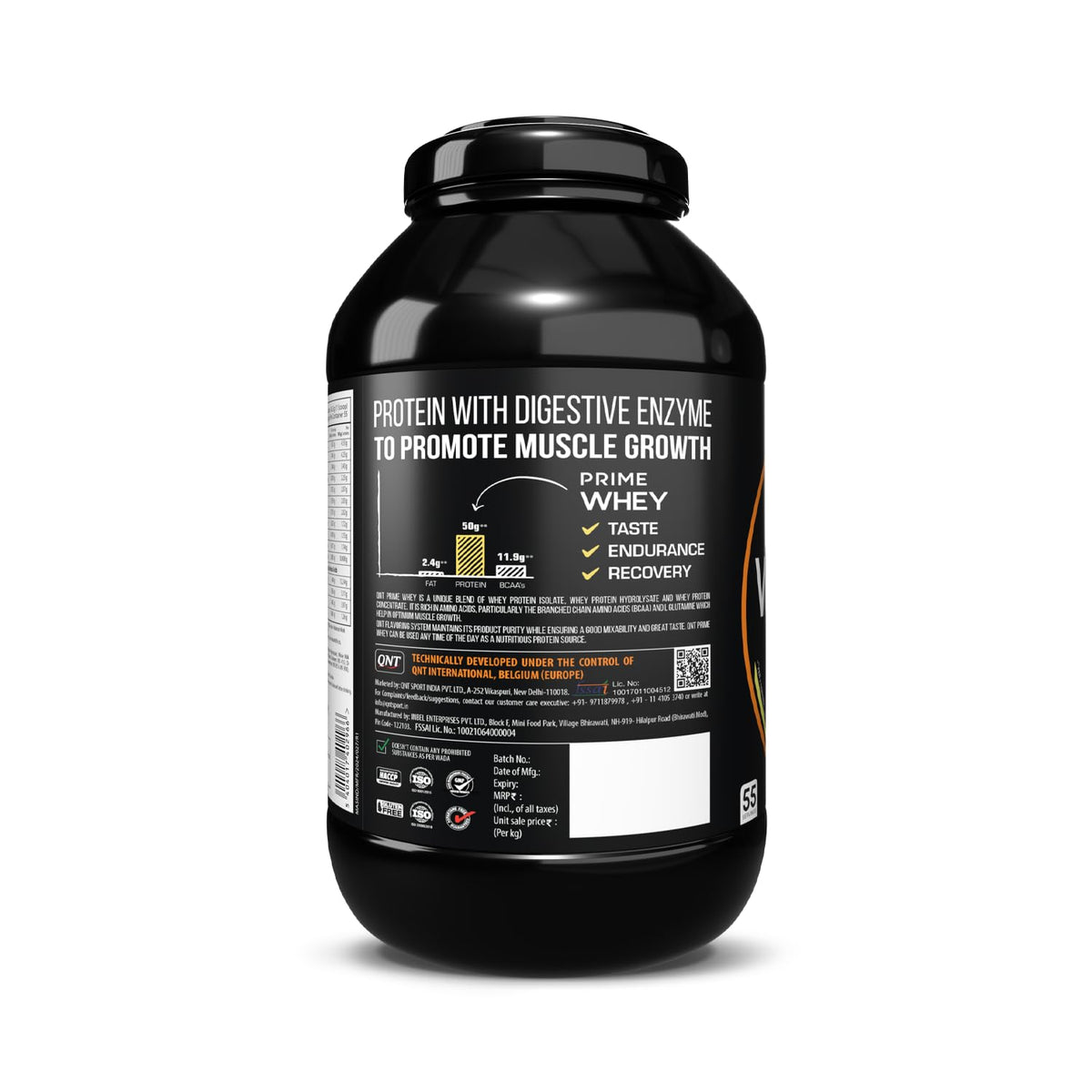 QNT PRIME WHEY 2 KG KESAR KAJU