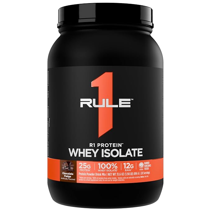 RULE 1 WHEY ISOLATE 896 GM CHOCOLATE FUGDE