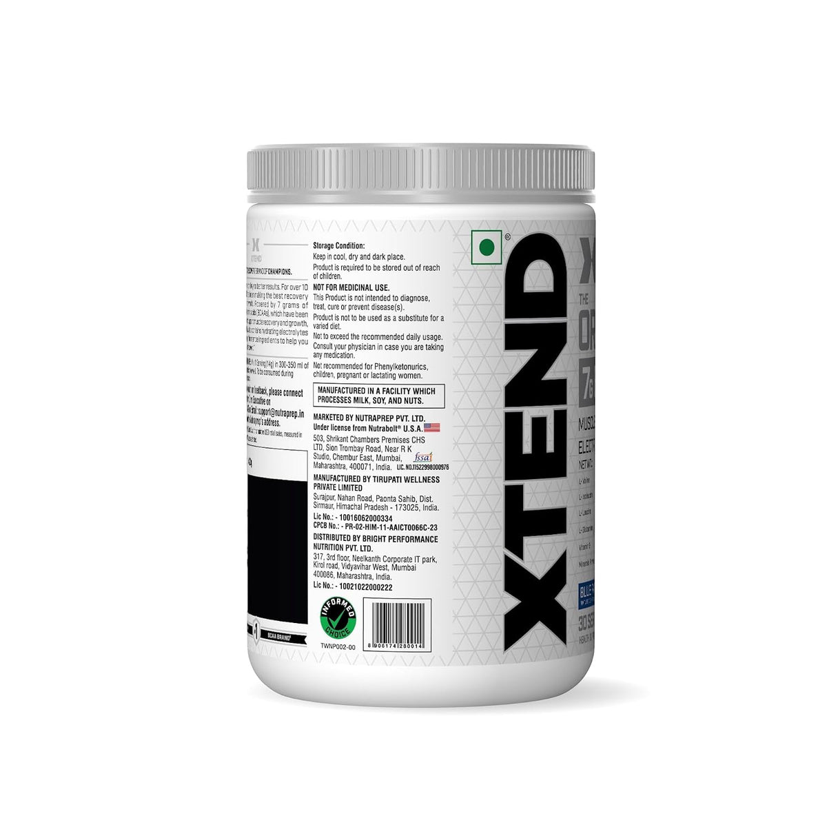 XTEND ORIGINAL BCAA 420 GM BLUE RASPBERRY ICE