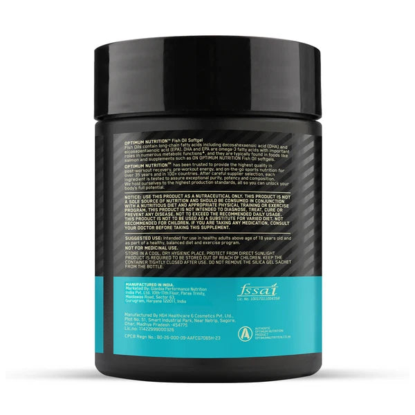 OPTIMUM NUTRITION FISH OIL 60 SOFTGELS