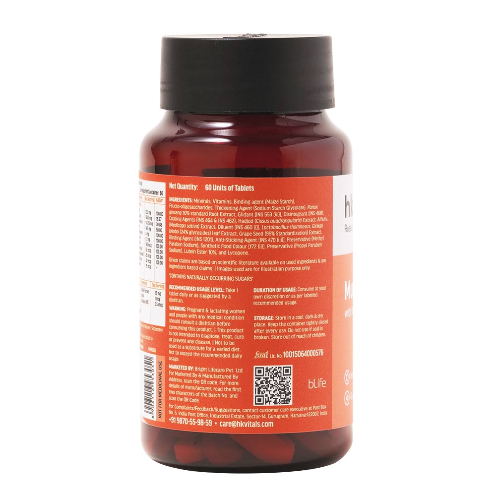 HK VITALS MULTIVITAMIN + PROBIOTICS 60 TABLETS