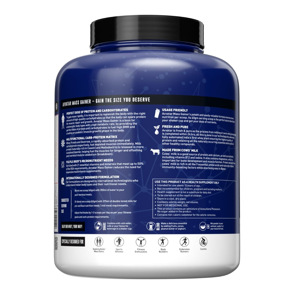 AVVATAR MASS GAINER 2 KG BELGIAN CHOCOLATE