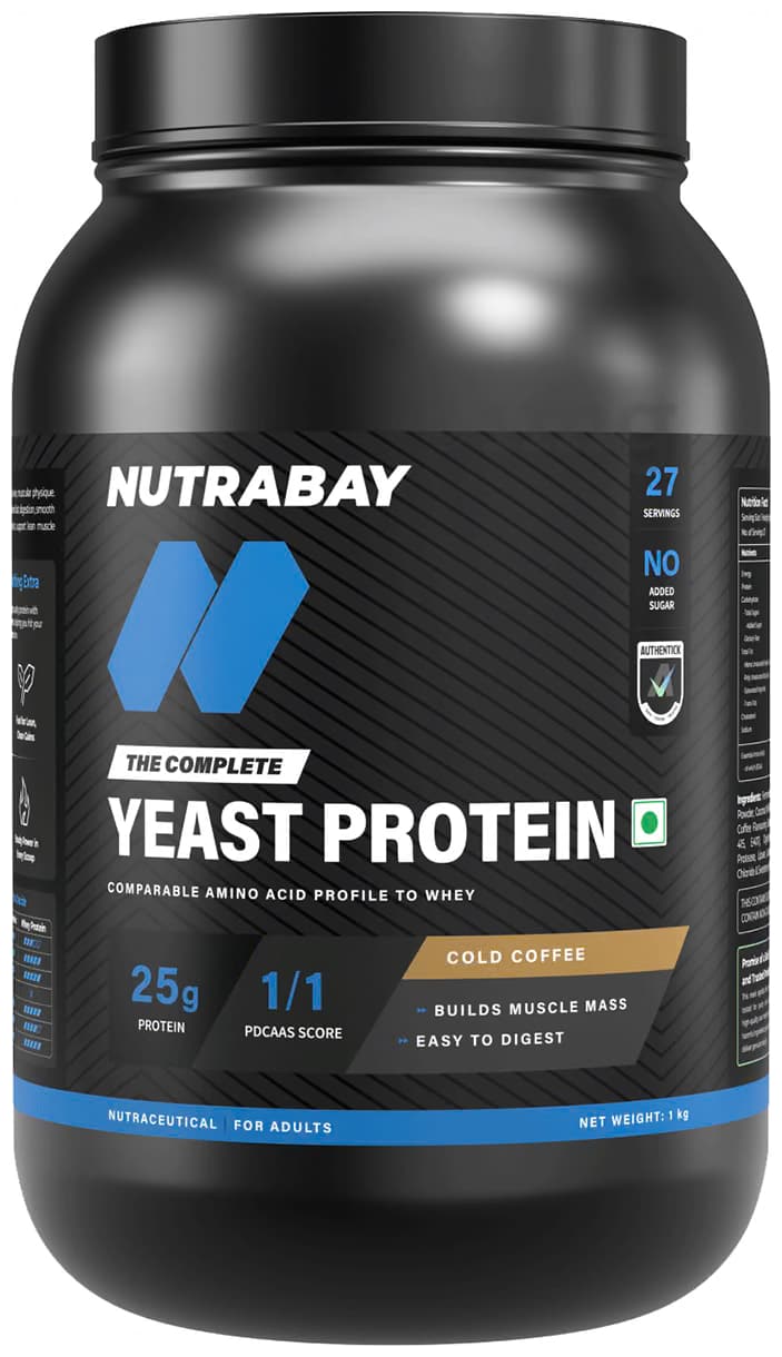 NUTRABAY YEAST PROTEIN 1 KG COLD COFFFEE
