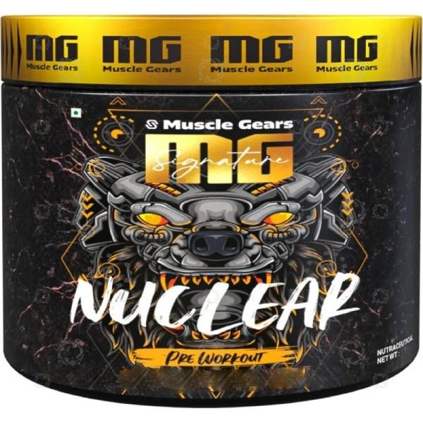 MUSCLE GEARS NUCLEAR PRE-WORKOUT 330 GM BLUE LAGOON