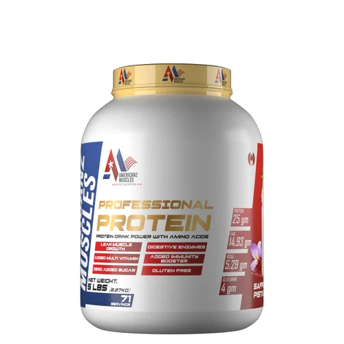 AMERICANZ MUSCLES PROFESSIONAL PROTEIN 2.27 KG SAFFRON PISTACHIO