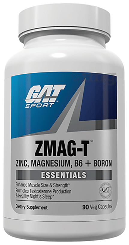 Gat Sport Zmag-T Zinc Magnesium B6 + Boron 90 Capsules - front