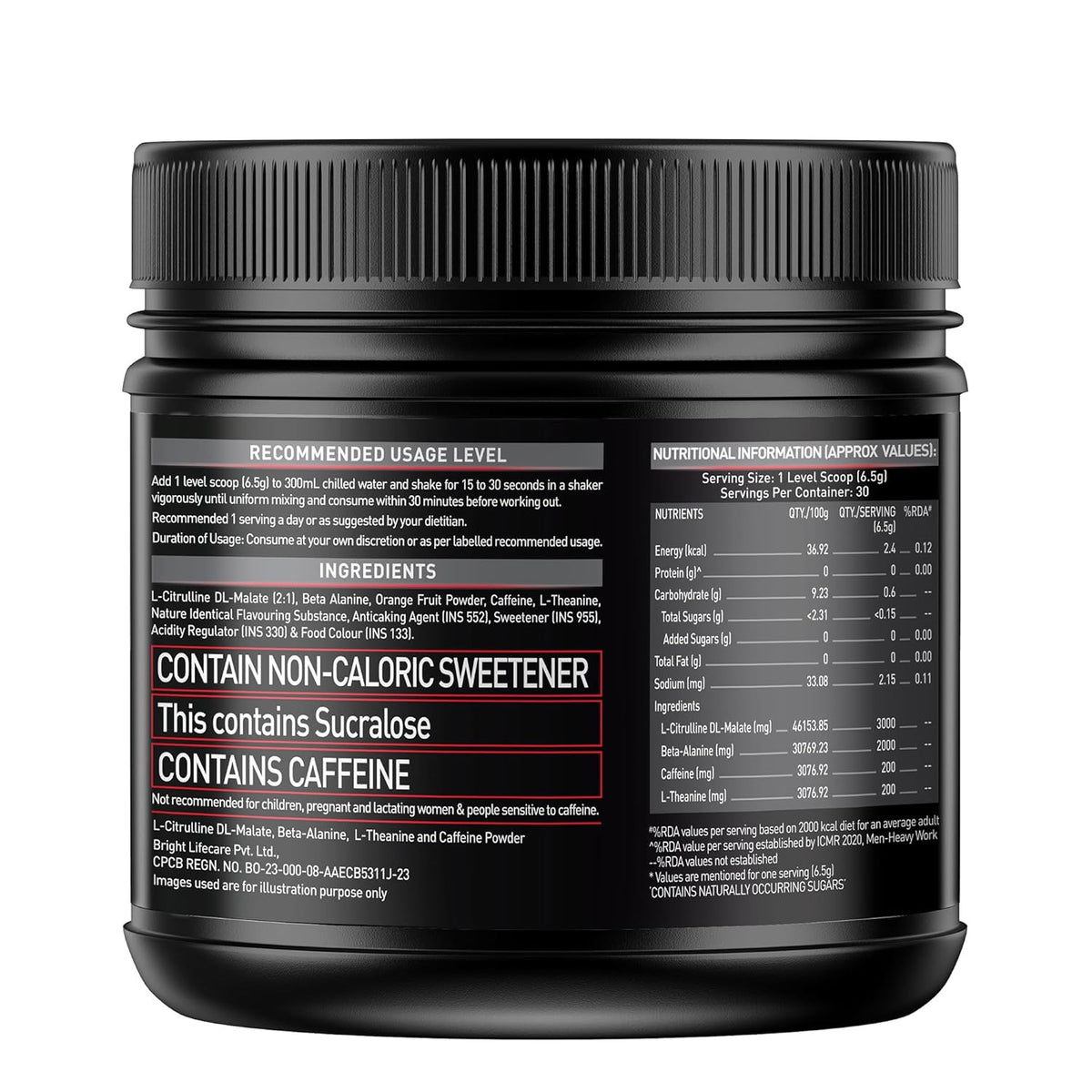 Muscleblaze Pre-Workout 200 Xtreme 200 Gm Berry Bolt