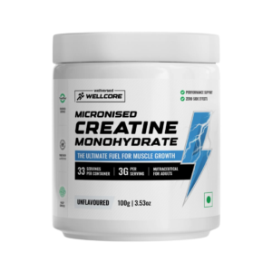 Wellcore Creatine Monohydrate 100gm (33 serv)